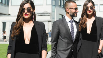 Slay or Nay: Sonam Kapoor Ahuja in Giorgio Armani with Anand Ahuja at Milan Fashion Week 2018