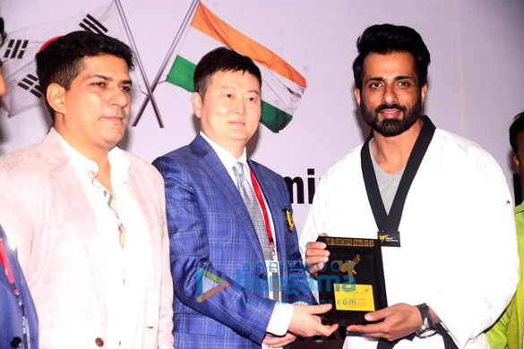 sonu sood ips yashasvi singh yadav ig police awarded with the doctorate degree of taekwondo 2