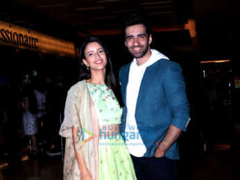 Star cast of 'Laila Majnu' spotted at PVR ECX