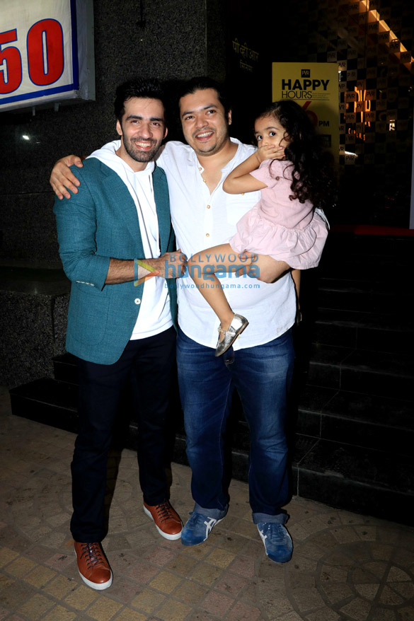 star cast of laila majnu spotted at pvr ecx 5