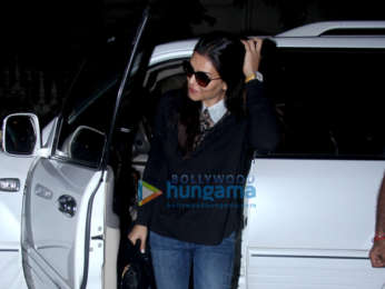 Sushmita Sen spotted outside a clinic in Bandra