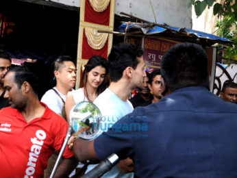 Tiger Shroff and Disha Patani spotted at Bastian in Bandra