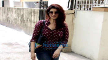 Twinkle Khanna snapped outside a clinic