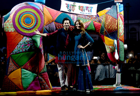 Varun Dhawan and Anushka Sharma snapped during ‘Sui Dhaaga – Made In India’ promotions in Delhi