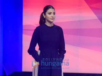 Varun Dhawan and Anushka Sharma visits Star Sports studio to promote the film 'Sui Dhaaga - Made in India' on Nerolac Cricket Live
