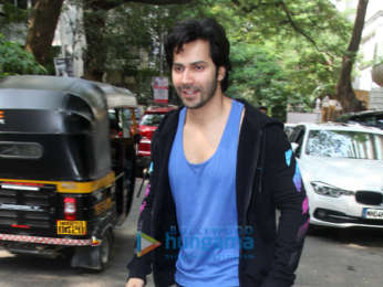 Varun Dhawan spotted at the gym