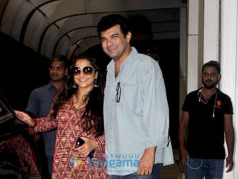 Vidya Balan and Siddharth Roy Kapur spotted in Bandra