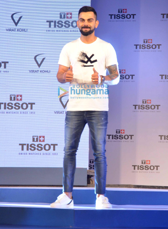 virat kohli graces the launch of the new range of watches from tissot 5