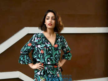 Yami Gautam and Divyendu Sharma snapped at T-Series office for Batti Gul Meter Chalu promotions