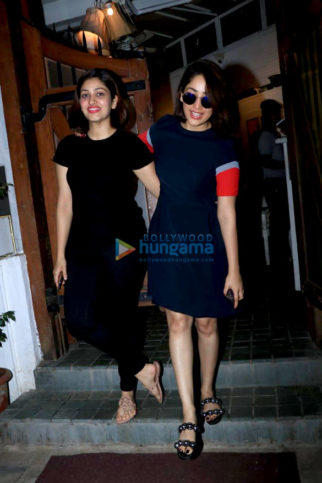 Yami Gautam and Surilie Gautam spotted at Fable in Juhu