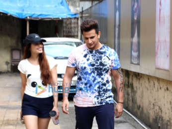 Yuvika Chaudhary and Prince Narula spotted in Bandra