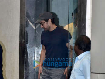 Aamir Khan and Kiran Rao spotted at Roy Kapur Films in Bandra