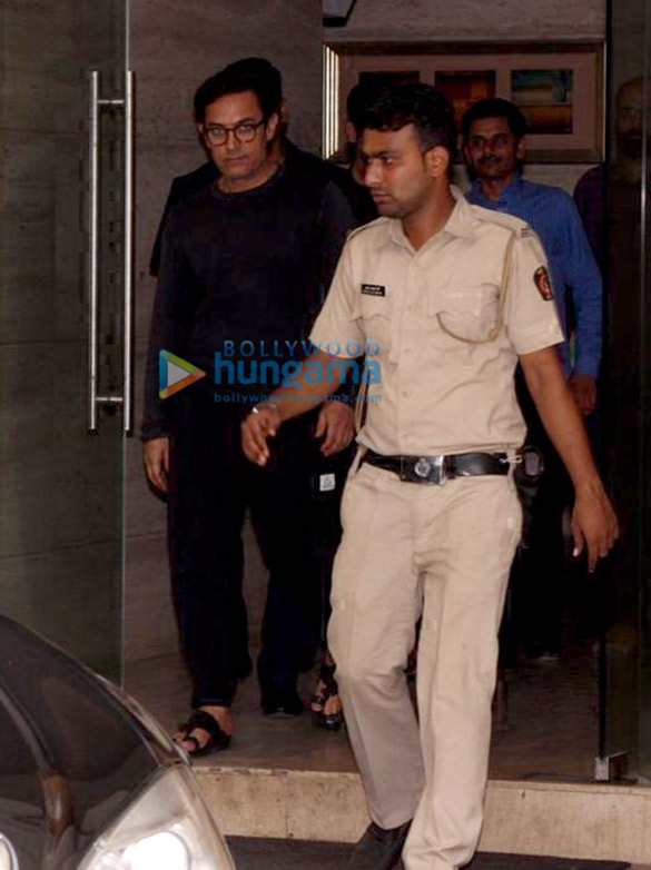 aamir khan spotted at a recording studio 1