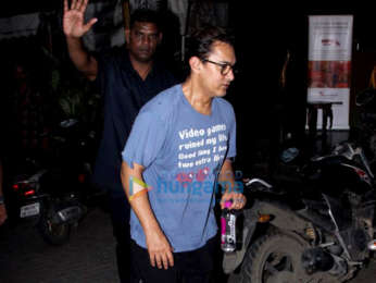 Aamir Khan spotted at spa in Bandra