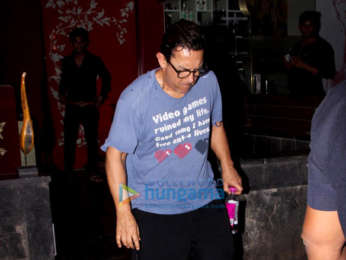 Aamir Khan spotted at spa in Bandra