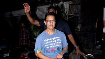 Aamir Khan spotted at spa in Bandra