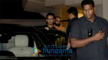 Aamir Khan snapped outside a dubbing studio in Bandra