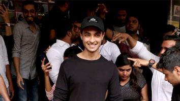 Aayush Sharma snapped at Chandan Cinema in Juhu