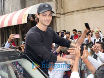 Aayush Sharma snapped at Chandan Cinema in Juhu