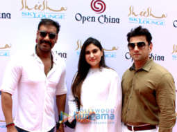 Ajay Devgn, Nupur Sanon and others grace the launch of Open China and Sheesha Sky Lounge in Juhu