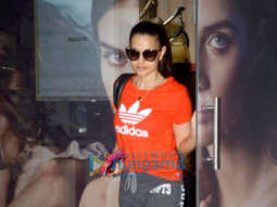 Ameesha Patel snapped at Salon in Bandra