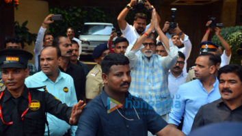 Amitabh Bachchan greets fans and media on his 76th birthday celebrations