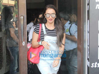 Amrita Arora and Khushi Kapoor snapped at Bastian