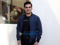 Arbaaz Khan snapped during ‘Jack And Dil’ interviews at Sun N Sand in Juhu