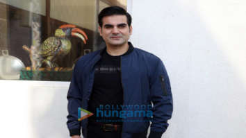 Arbaaz Khan snapped during ‘Jack And Dil’ interviews at Sun N Sand in Juhu