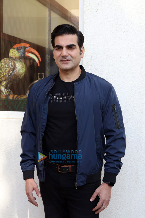 arbaaz khan snapped during jack and dil interviews at sun n sand in juhu 2