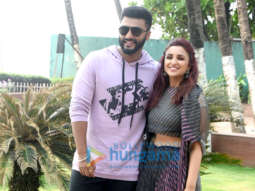 Arjun Kapoor and Parineeti Chopra promote Namaste England at Novotel, Juhu