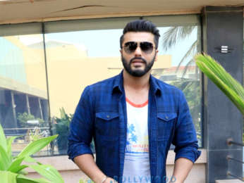 Arjun Kapoor and Parineeti Chopra snapped promoting their movie Namaste England at Novotel, Juhu