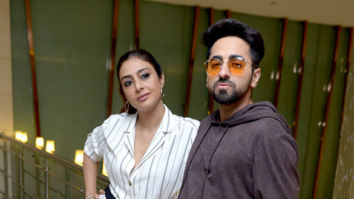 Ayushmann Khurrana and Tabu snapped promoting AndhaDhun in Delhi