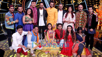 Ayushmann Khurrana snapped on sets of Indian Idol