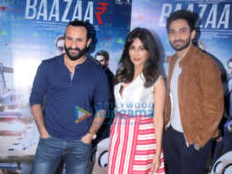 Baazaar cast snapped during promotions at Mehboob Studios