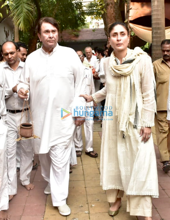 Celebs arrive at Krishna Raj Kapoor’s residence to pay their last respects