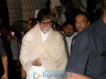 Celebs attend the prayer meet of late Krishna Raj Kapoor at Sahara Star hotel