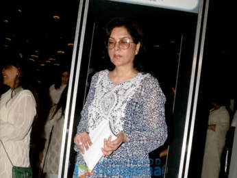 Celebs attend the prayer meet of late Krishna Raj Kapoor at Sahara Star hotel