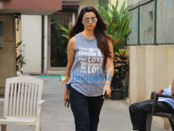 Daisy Shah snapped at Sohail Khan's office