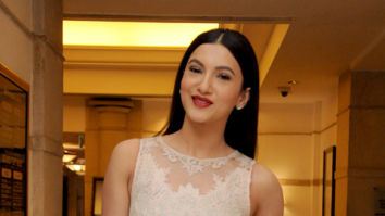 Gauahar Khan snapped during a photoshoot