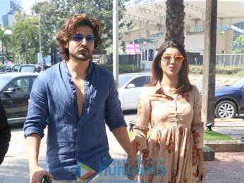 Gurmeet Choudhary and Debina Bonnerjee spotted at Yauatcha for lunch