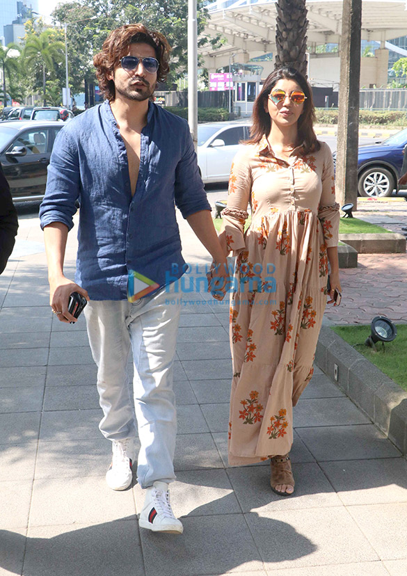 gurmeet choudhary and debina bonnerjee spotted at yauatcha for lunch