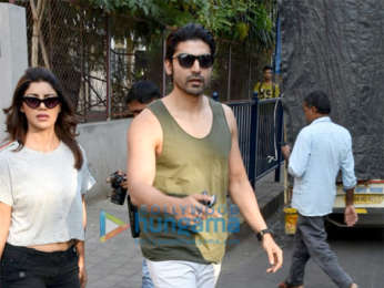Gurmeet Choudhary and Debina Choudhary spotted in Andheri