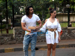 Harshvardhan Rane and Kim Sharma spotted in Bandra