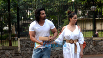 Harshvardhan Rane and Kim Sharma spotted in Bandra