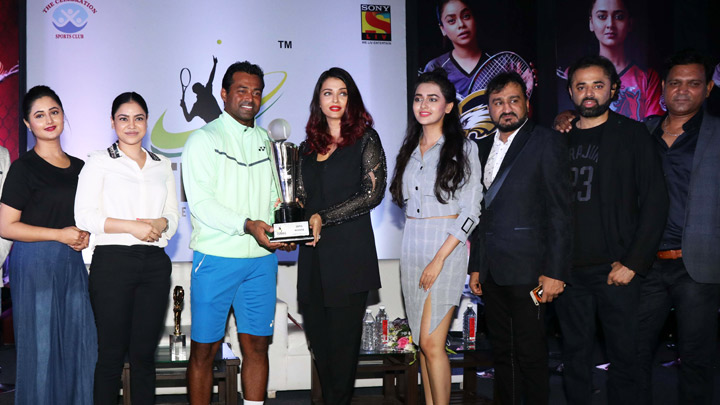 Aishwarya Rai,Sumona Chakravarti,Rashami Desai & others at the launch of Tennis Premier League