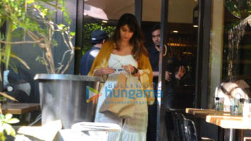 Ileana D’cruz snapped at Suzette Cafe