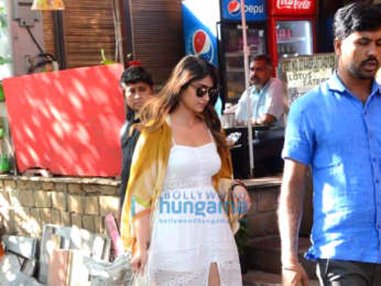 Ileana D'cruz snapped at Suzette Cafe