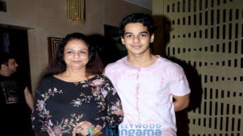 Ishaan Khatter and Neelima Azim snapped at PVR Icon in Andheri