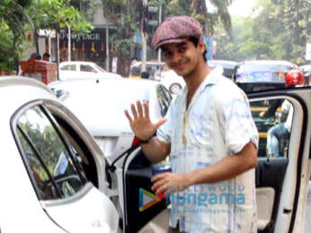 Ishaan Khatter spotted at a dubbing studio